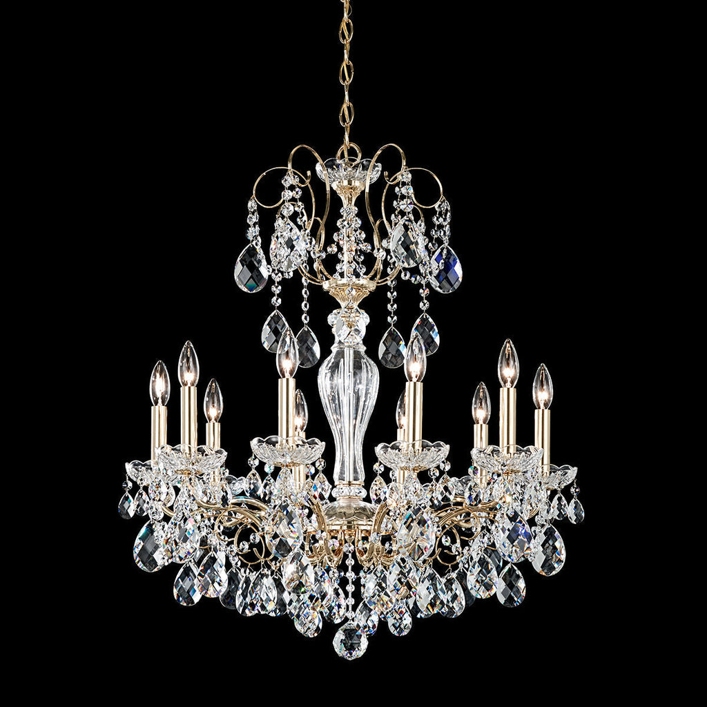 Sonetta Crystal Chandelier 25"