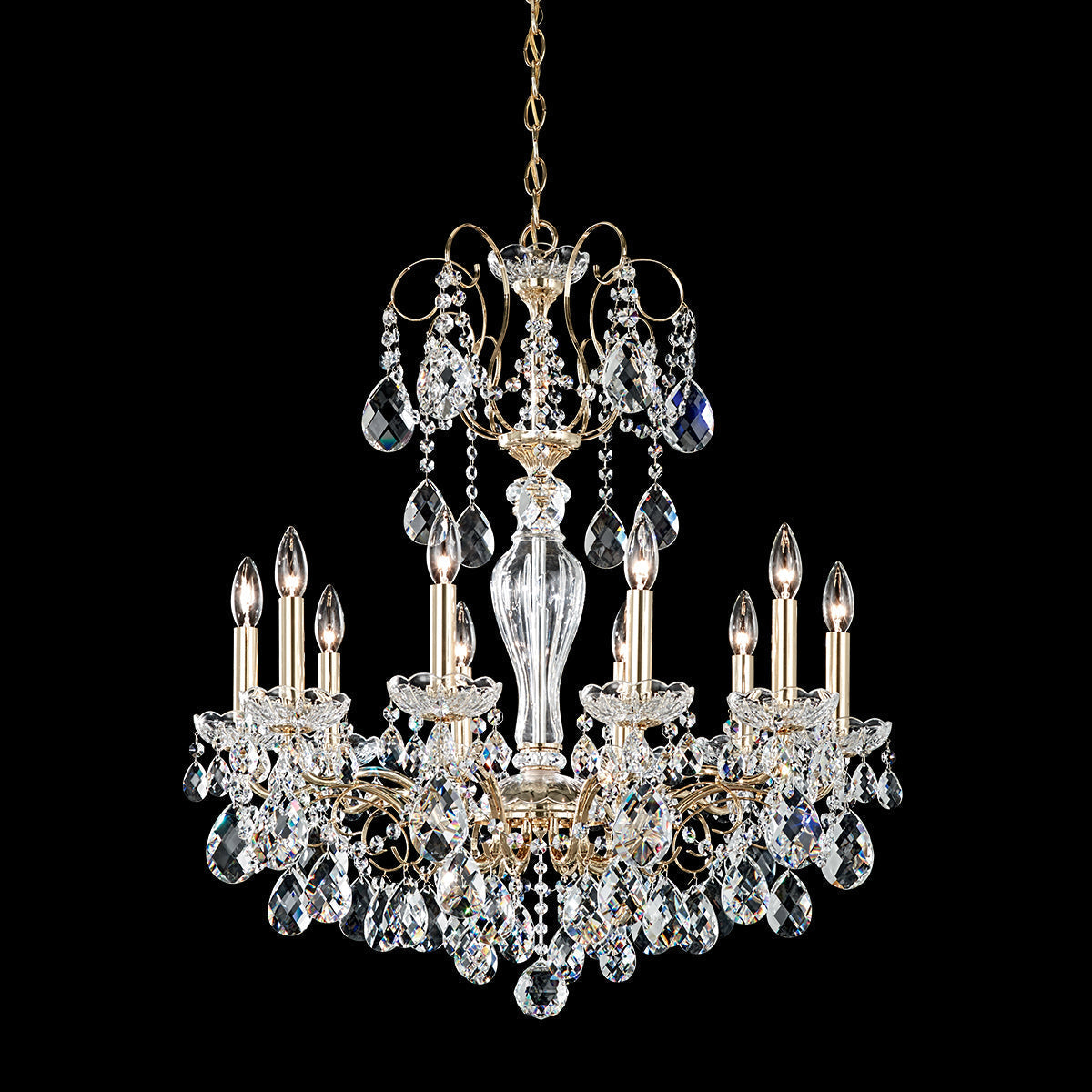 Sonetta Crystal Chandelier 25"