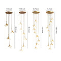 Staircase Chandelier Ideas Art Ceramic Flower Ceiling Light - Jecanoli
