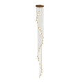 Staircase Chandelier Ideas Art Ceramic Flower Ceiling Light - Jecanoli