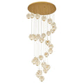 Staircase Crystal Chandelier Modern Luxury High Ceiling Light - Jecanoli