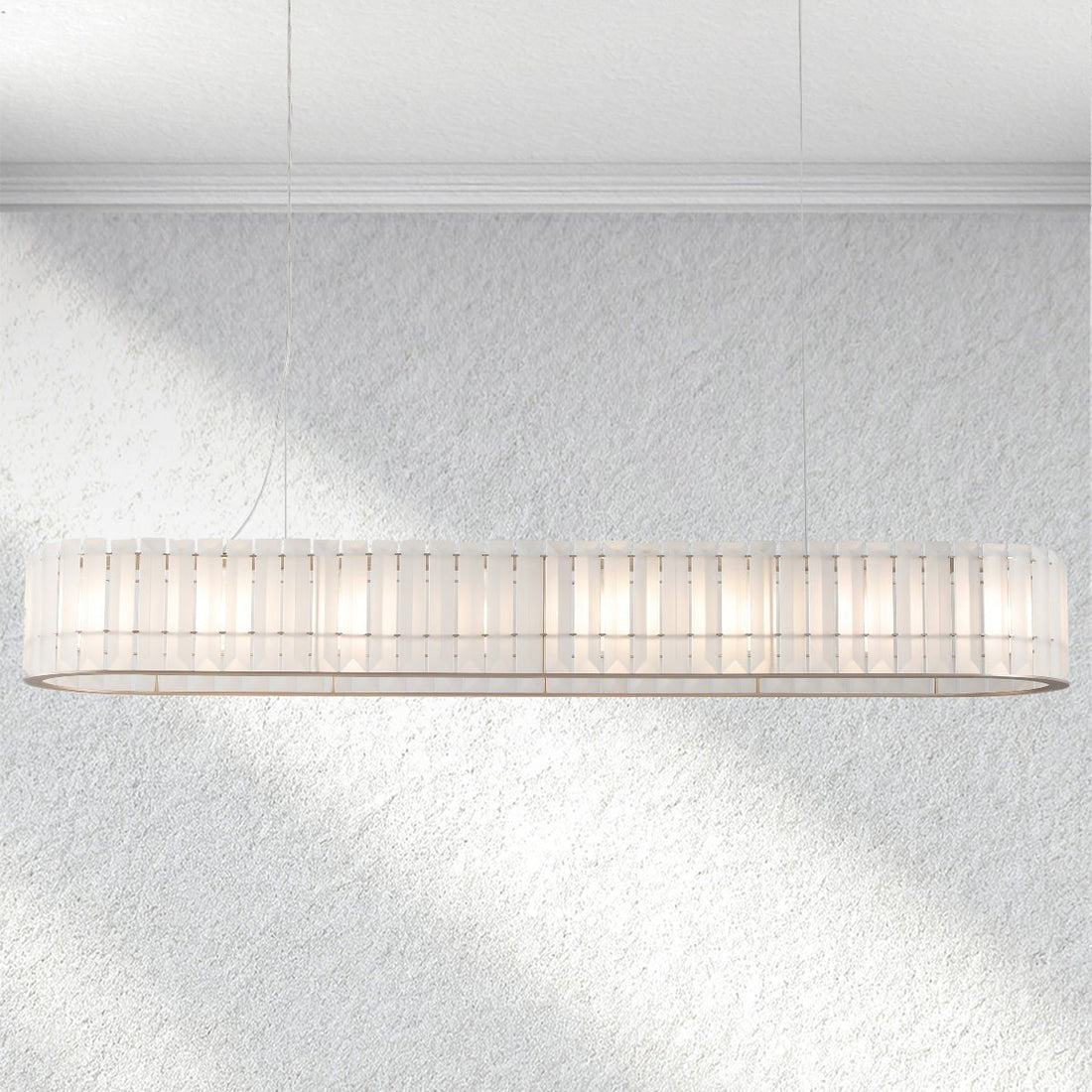 Swaroevan Parallel Rectangular Chandelier - Jecanoli