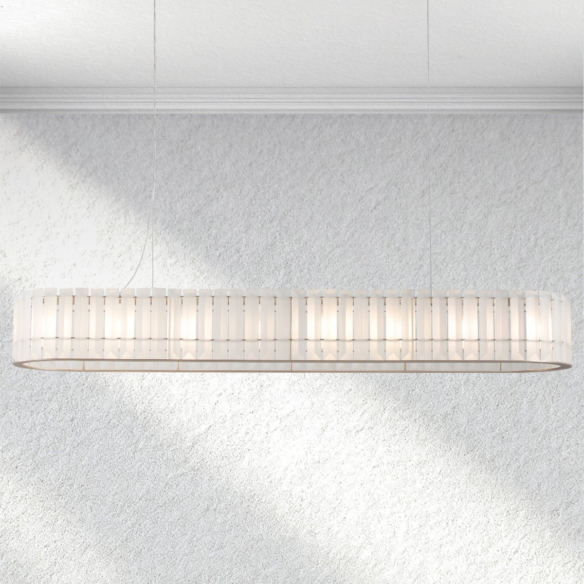 Swaroevan Parallel Rectangular Chandelier - Jecanoli