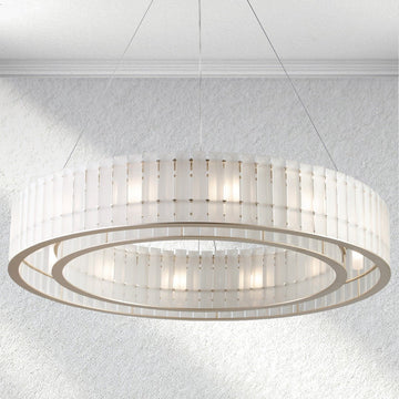 Swaroevan Parallel Round Chandelier - Single LayerJecanoli