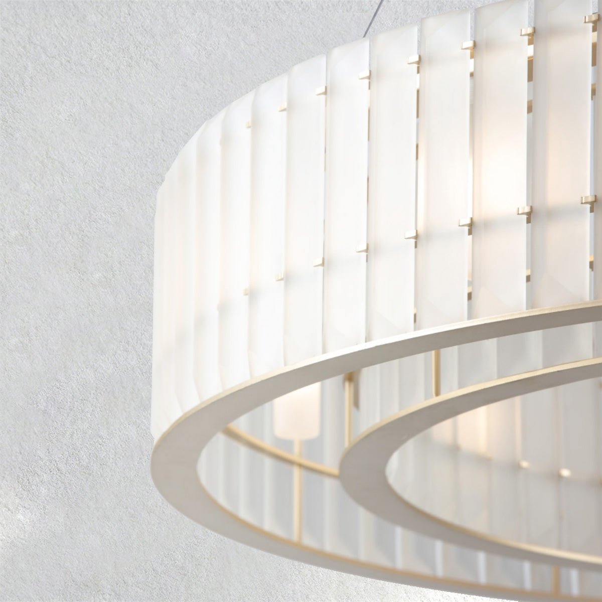 Swaroevan Parallel Round Chandelier - Triple LayerJecanoli