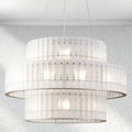 Swaroevan Parallel Round Chandelier - Triple LayerJecanoli