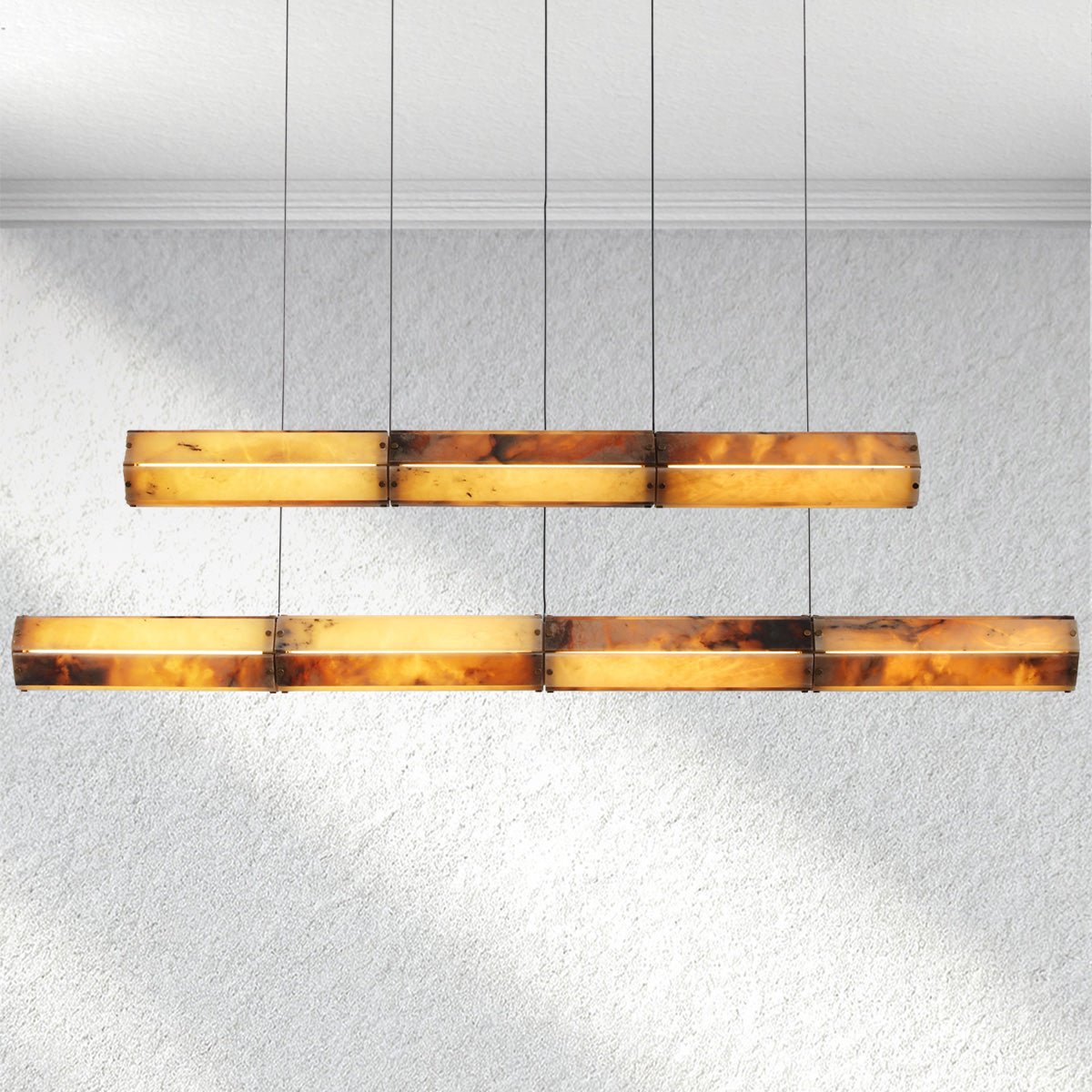 Swaroevan Prism Chandelier - 63"Jecanoli