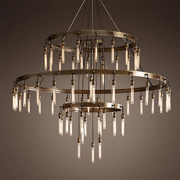 Retro-Inspired Metal Pendant Light Chandelier for Living Room/Bedroom/Staircase/Villa-Jecanoli