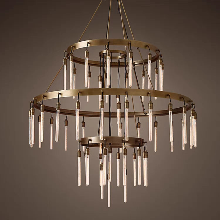 Retro-Inspired Metal Pendant Light Chandelier for Living Room/Bedroom/Staircase/Villa-Jecanoli