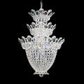 Tiarella 3-layer Crystal Chandelier 48"
