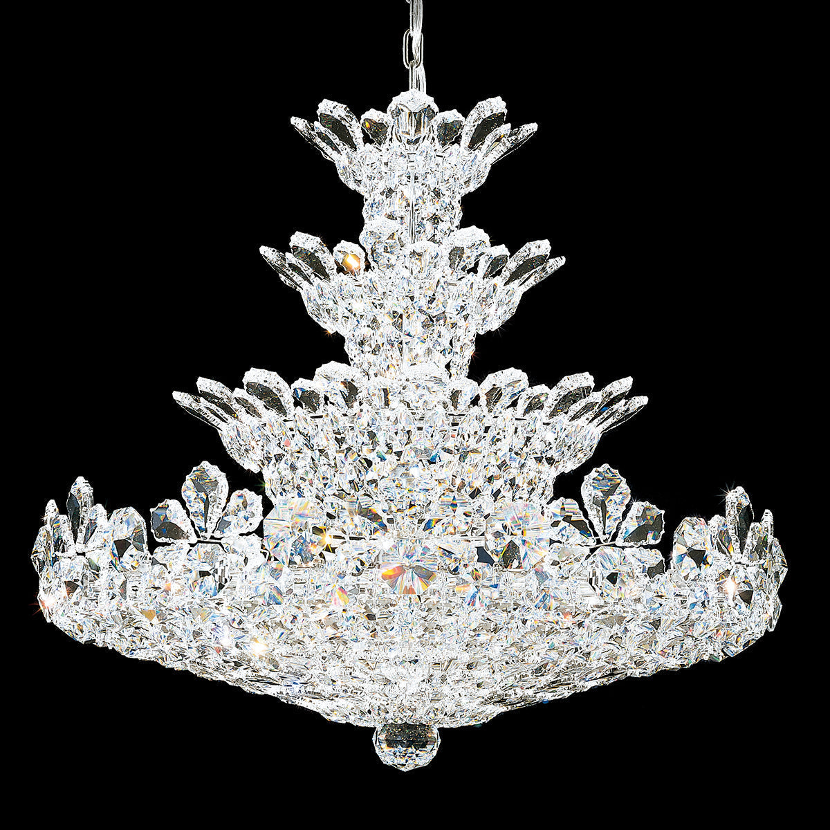 Tiarella Crystal Chandelier 30"