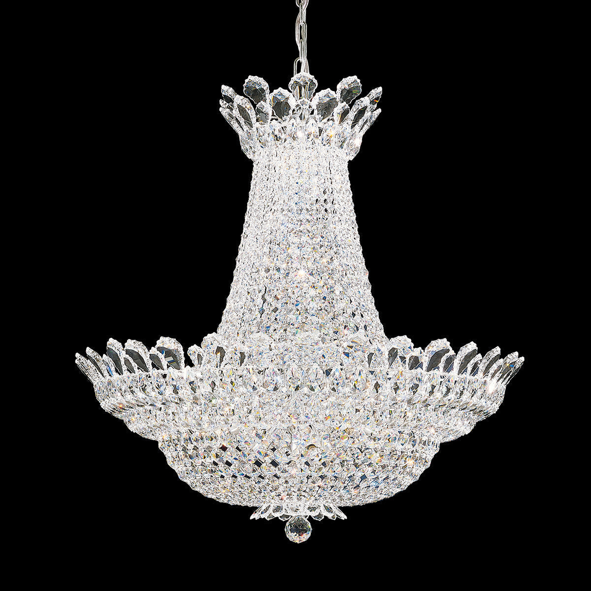 Tiarella Crystal Chandelier 33"