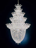 Tiarella Five-layer Crystal Chandelier 33"
