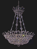 Tiarella Inverted umbrella crystal Chandelier 24"