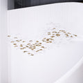 Tidal Art Glass Chandelier (With Canopy) - ∅ 58.3″ x H 118.1″Clear & GoldWarm Light - Jecanoli