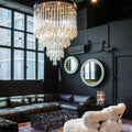 Tiffany Round Flushmount Pendant-Chandelier-Jecanoli