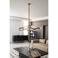 Tryst Chandelier - 3 lights ∅ 44.9″ x H 17.7″Antique Brass-Jecanoli