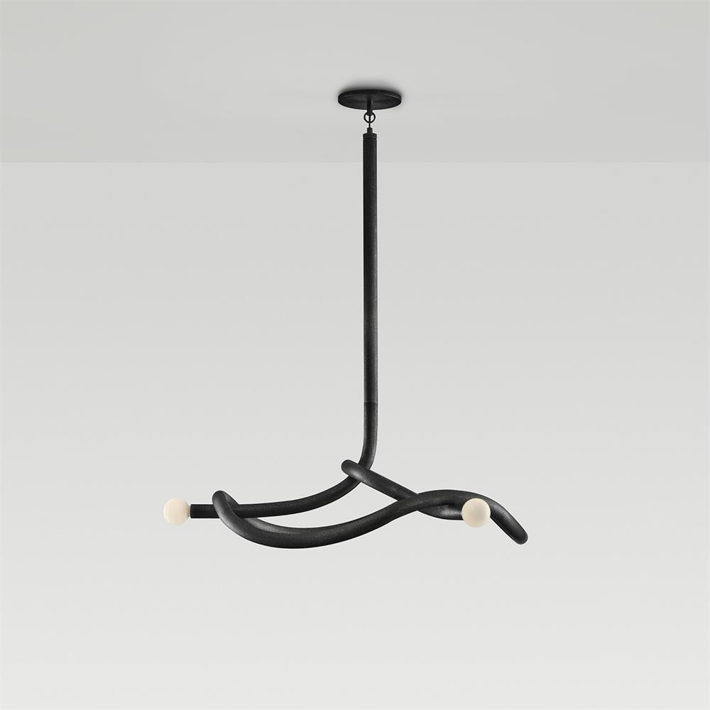 Tryst Chandelier - 3 lights ∅ 44.9″ x H 17.7″Black-Jecanoli