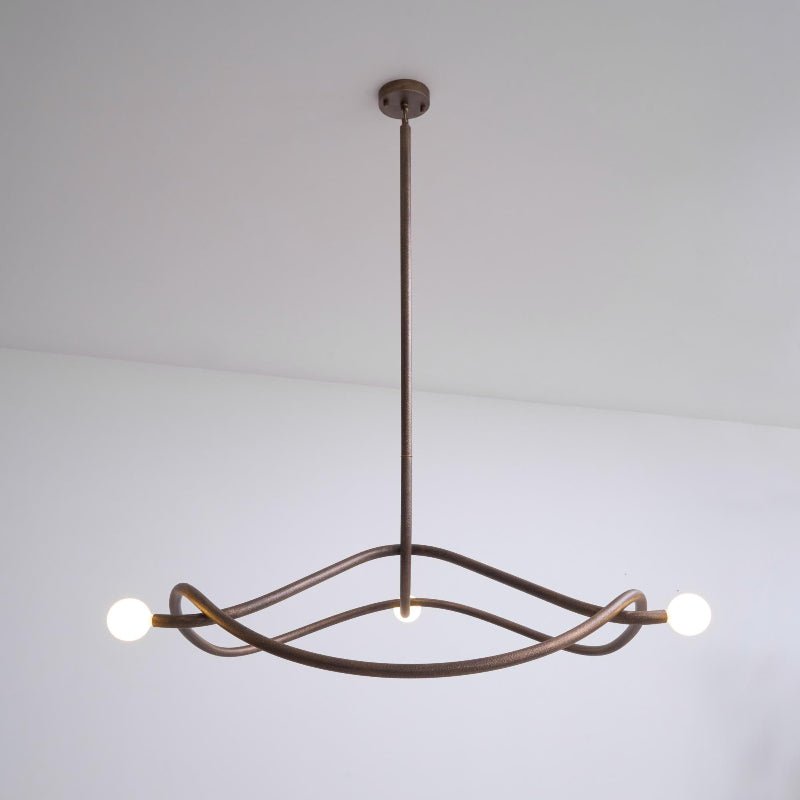 Tryst Chandelier - 3 lights ∅ 44.9″ x H 17.7″Antique Brass-Jecanoli