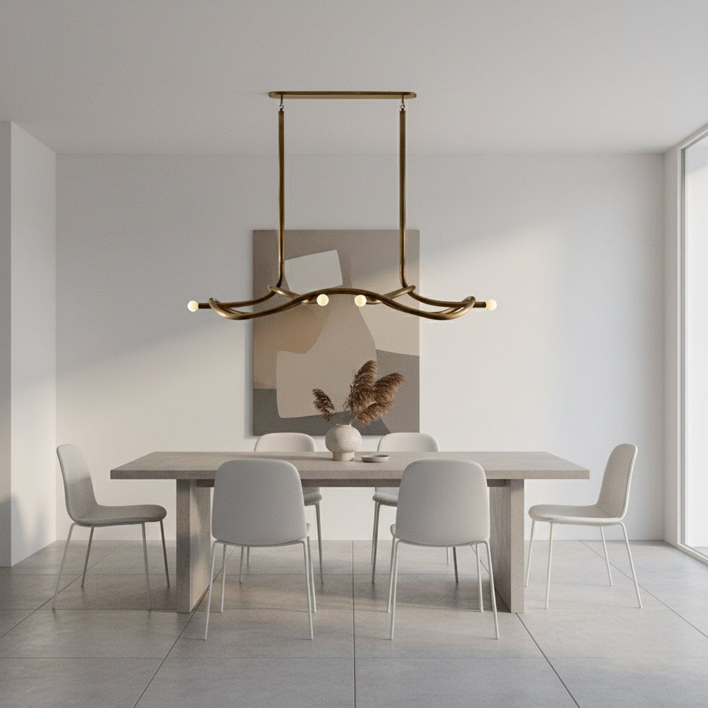 Tryst Chandelier - 3 lights ∅ 44.9″ x H 17.7″Antique Brass-Jecanoli