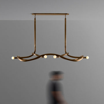 Tryst Chandelier - 3 lights ∅ 44.9″ x H 17.7″Antique Brass-Jecanoli