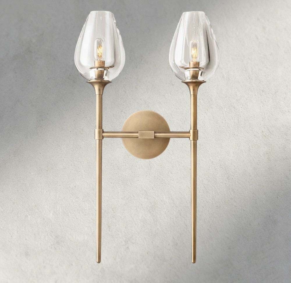 TULIP DOUBLE SCONCE-wall sconce-Jecanoli
