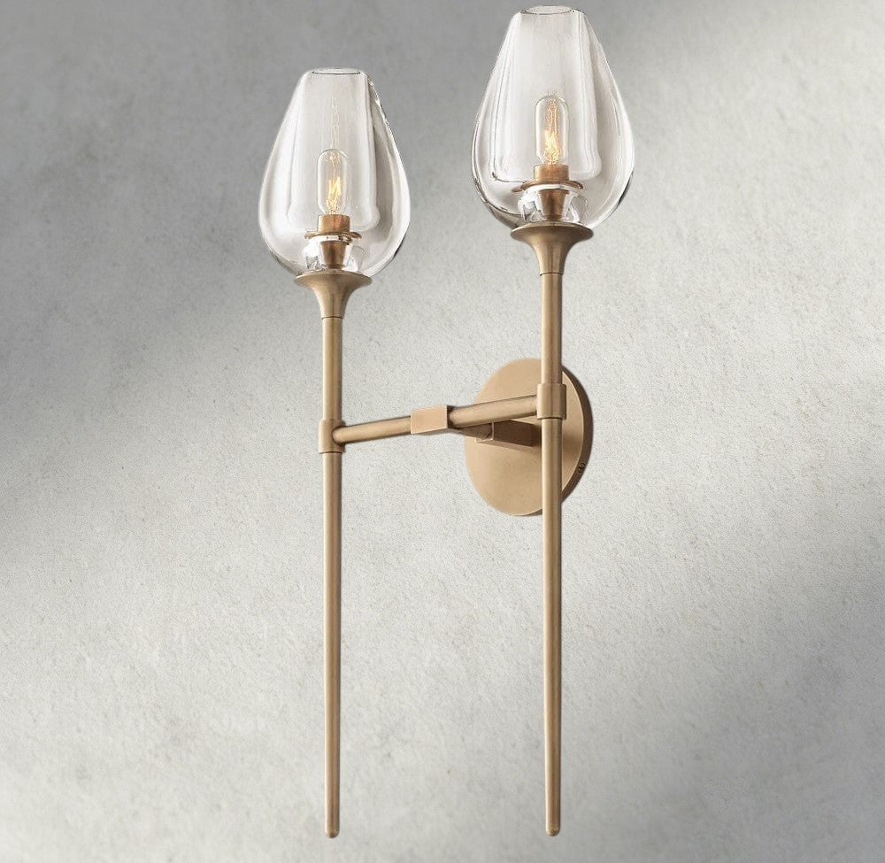 TULIP DOUBLE SCONCE-wall sconce-Jecanoli