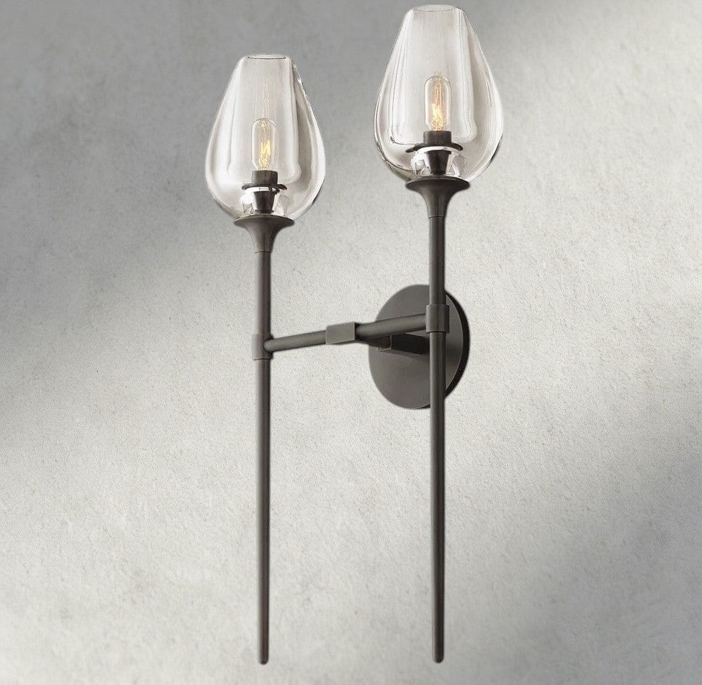 TULIP DOUBLE SCONCE-wall sconce-Jecanoli