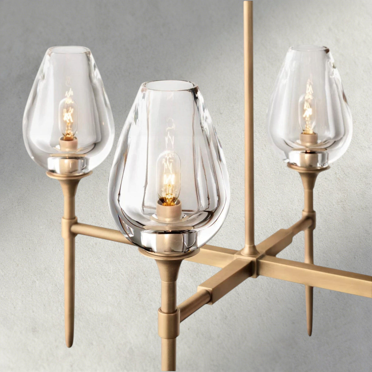 Tulip Linear Chandelier 52", 65"-chandelier-Jecanoli