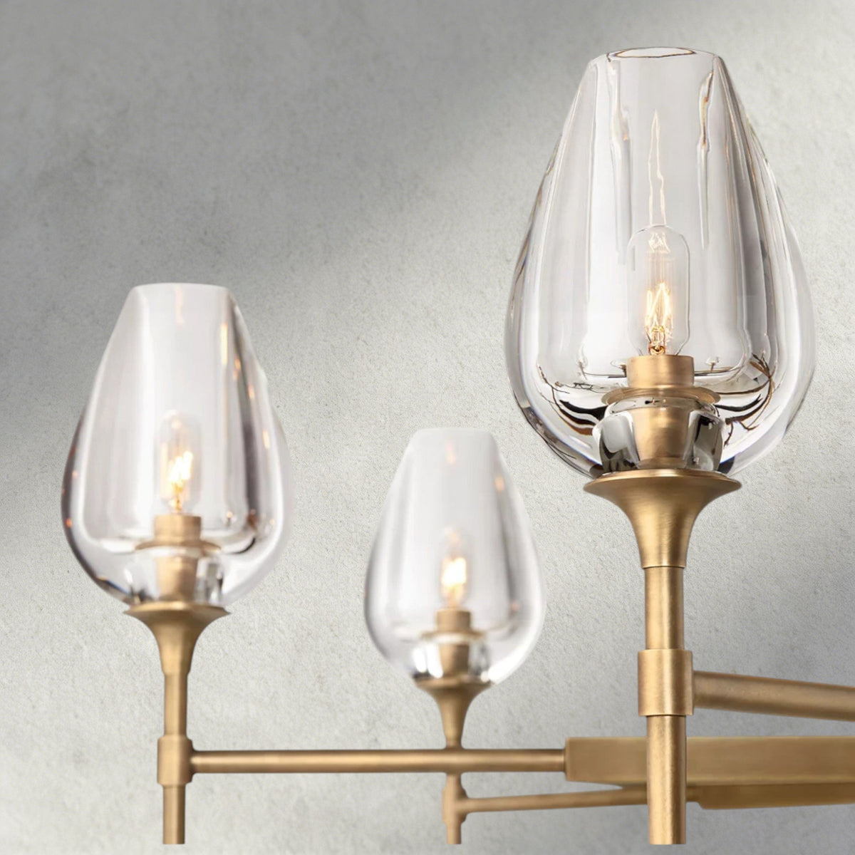 TULIP ROUND CHANDELIER 27", 42", 54"-chandelier-Jecanoli