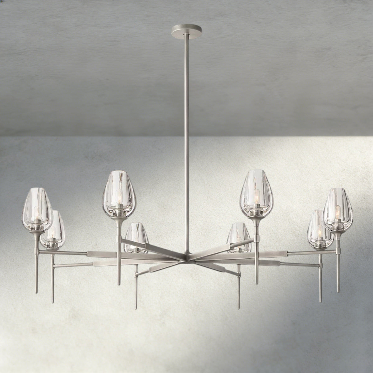 TULIP ROUND CHANDELIER 27", 42", 54"-chandelier-Jecanoli