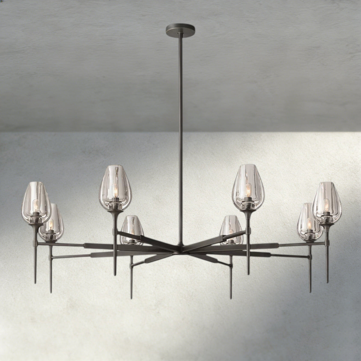 TULIP ROUND CHANDELIER 27", 42", 54"-chandelier-Jecanoli