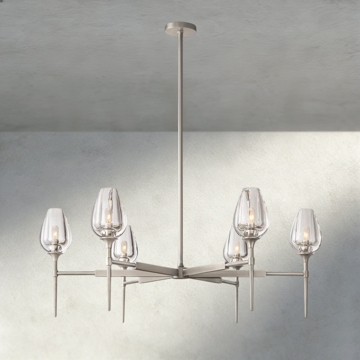 TULIP ROUND CHANDELIER 27", 42", 54"-chandelier-Jecanoli