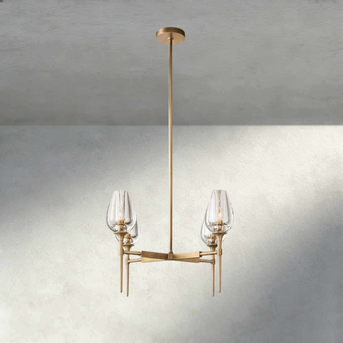 TULIP ROUND CHANDELIER 27", 42", 54"-chandelier-Jecanoli