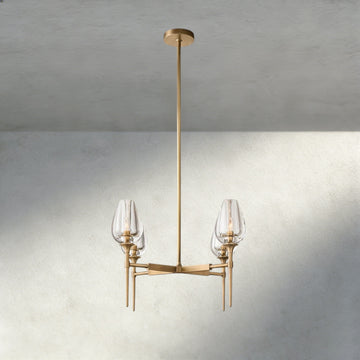 TULIP ROUND CHANDELIER 27", 42", 54"-chandelier-Jecanoli