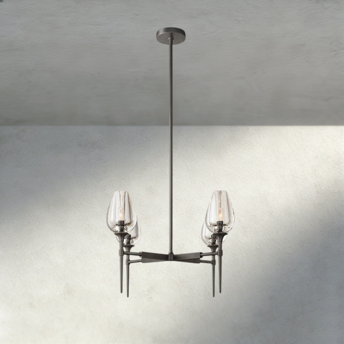 TULIP ROUND CHANDELIER 27", 42", 54"-chandelier-Jecanoli