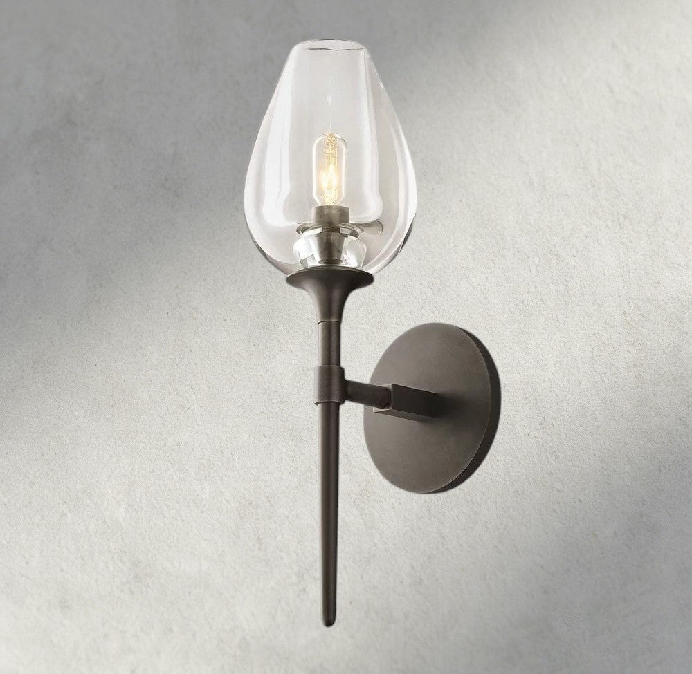 TULIP SINGLE SCONCE-wall sconce-Jecanoli